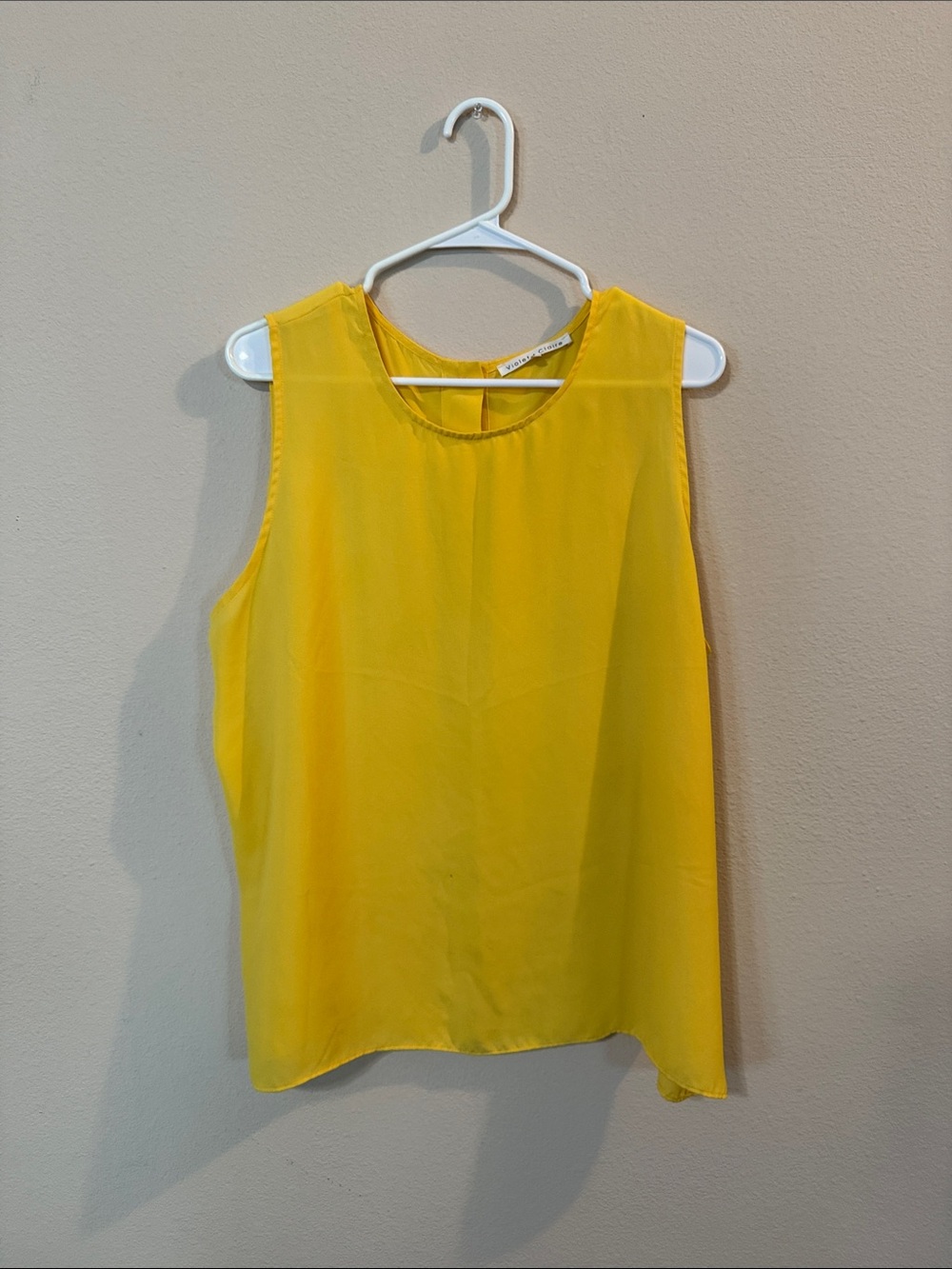 Violet & Claire Sunny Yellow Sleeveless Camisole